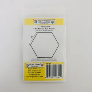 1" Hexagons - Small Pack - Paper Pieces