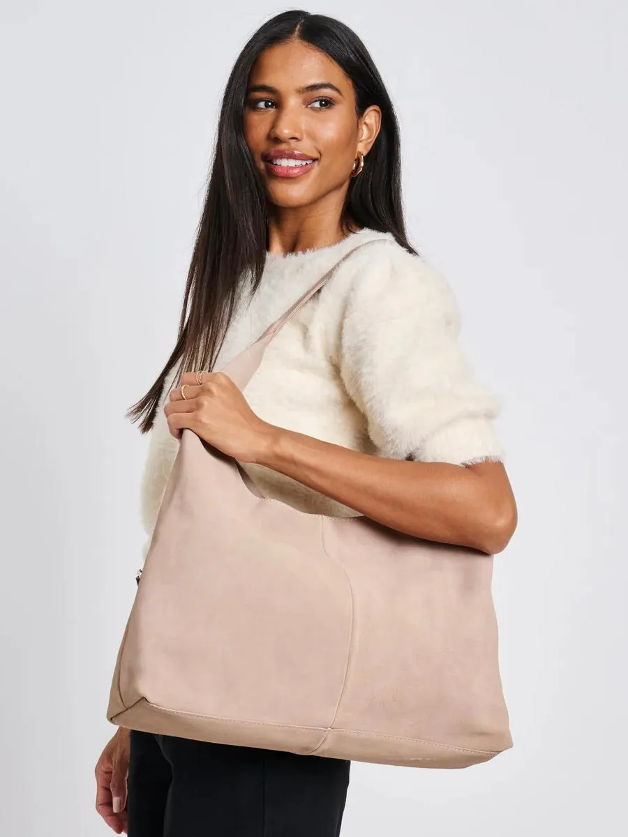 Amber Suede Hobo