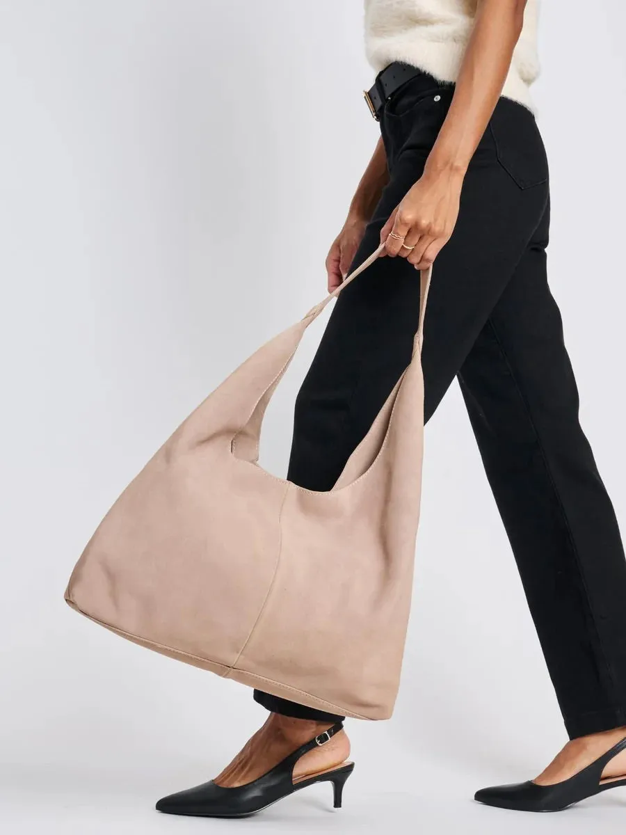 Amber Suede Hobo
