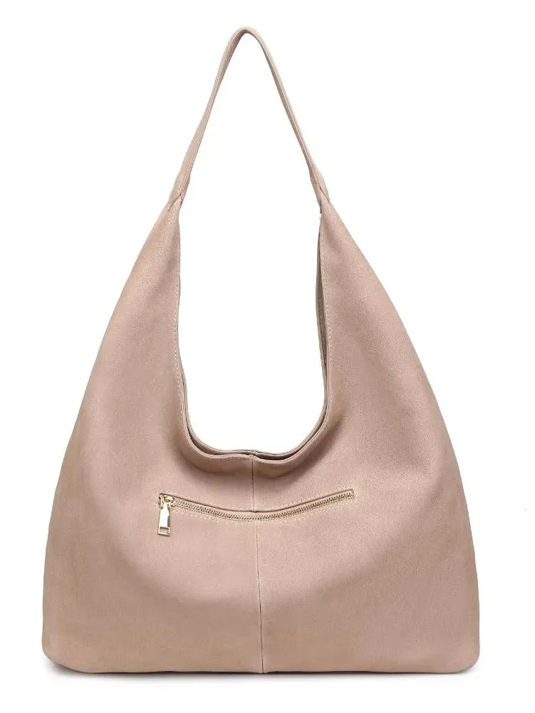 Amber Suede Hobo