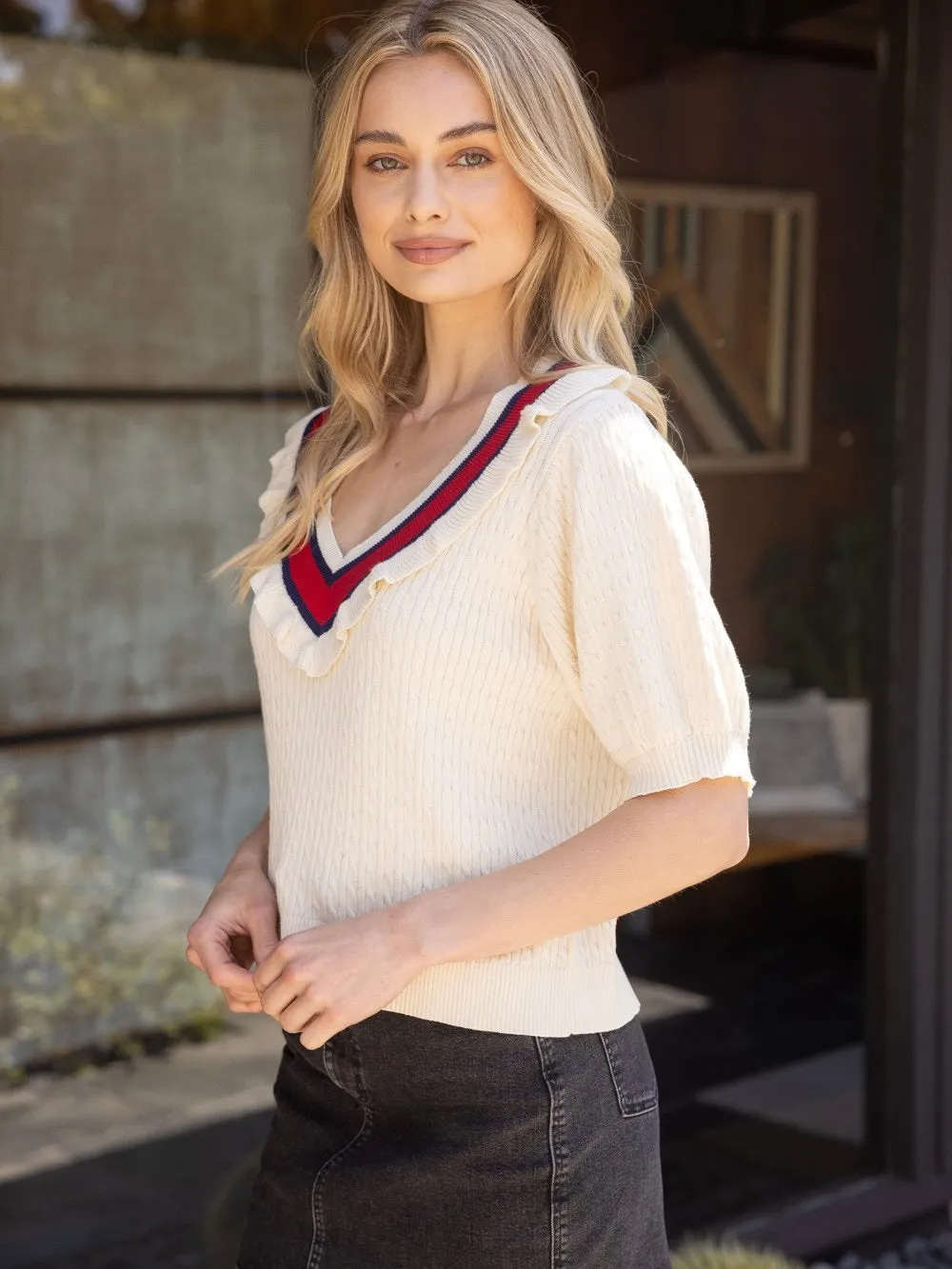 Angie Varsity Sweater