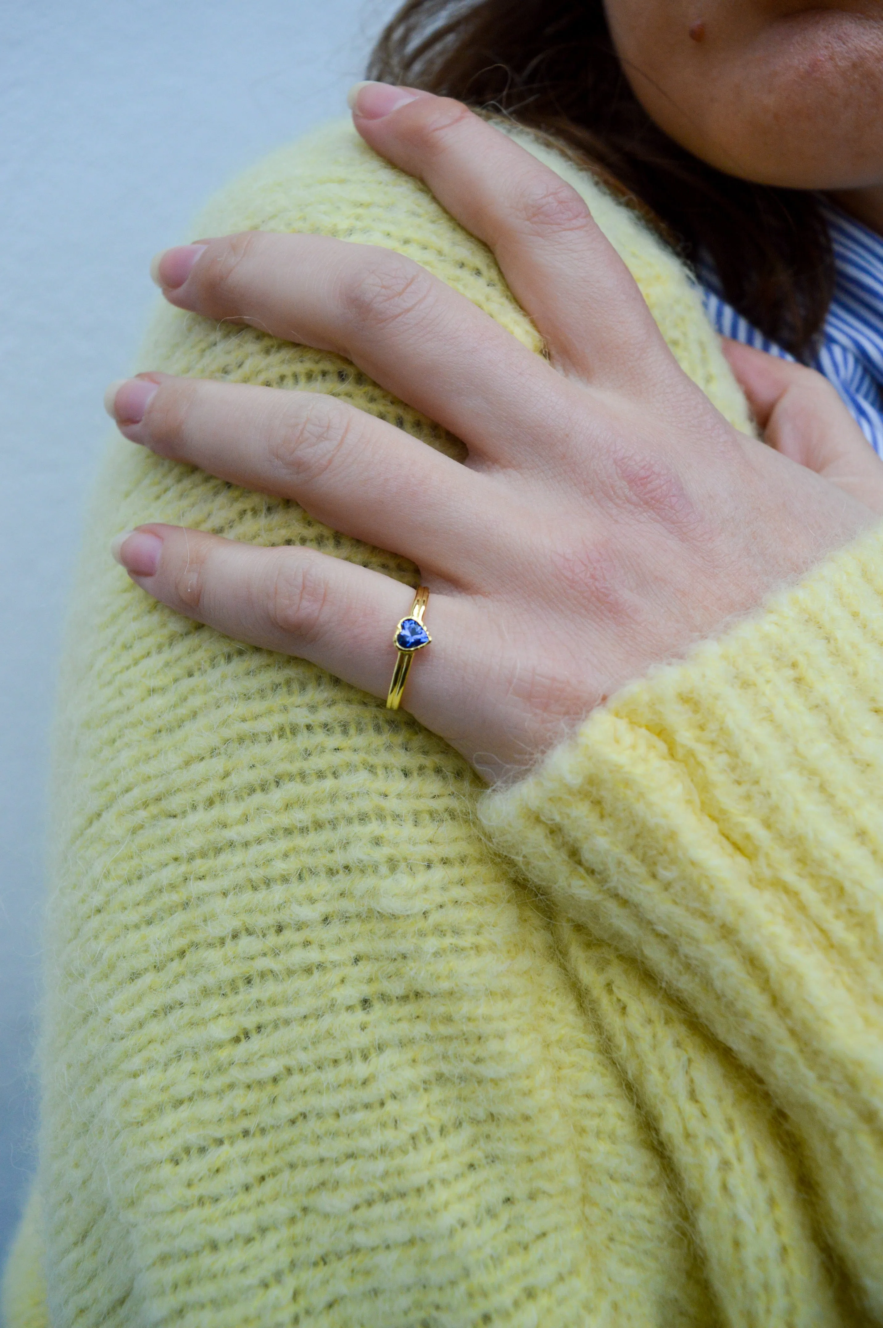 Anna   Nina Platonic Lovers Pinky Ring