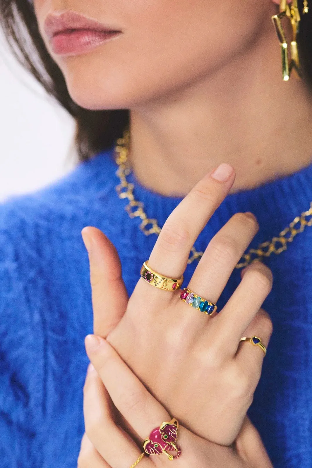 Anna   Nina Platonic Lovers Pinky Ring