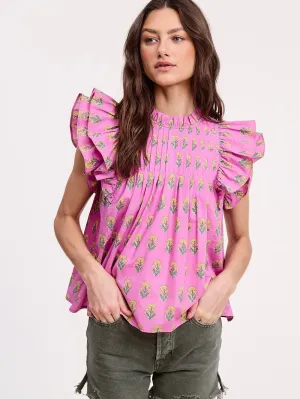 Anne Ruffle Blouse