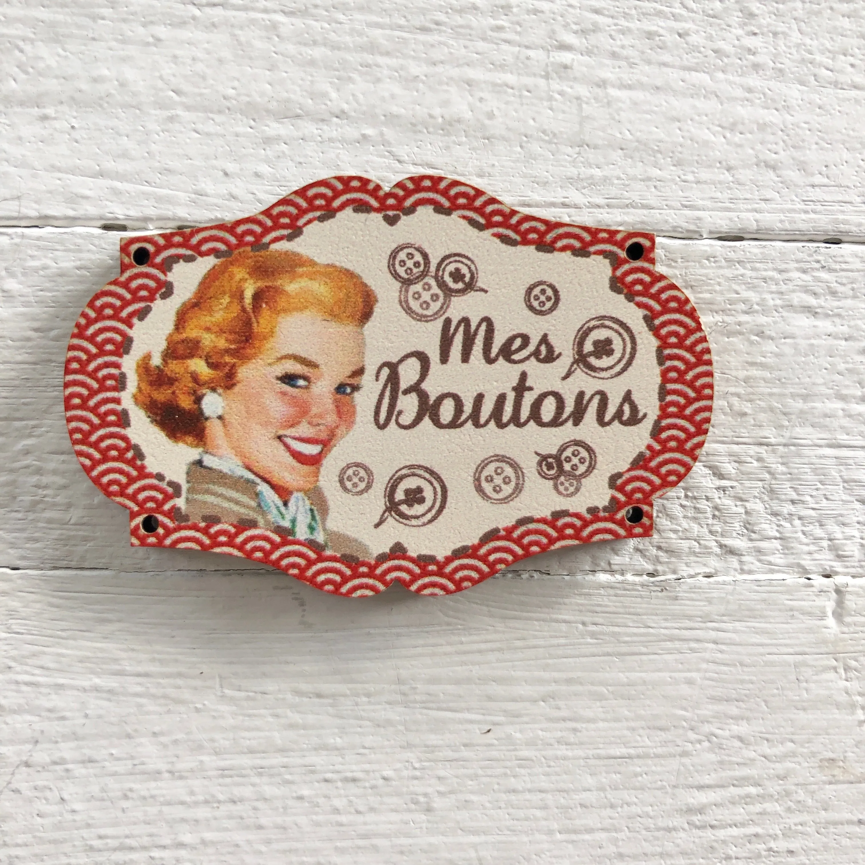 Atelier Bonheur du jour - Buttons - Advertisement - My Buttons - Red