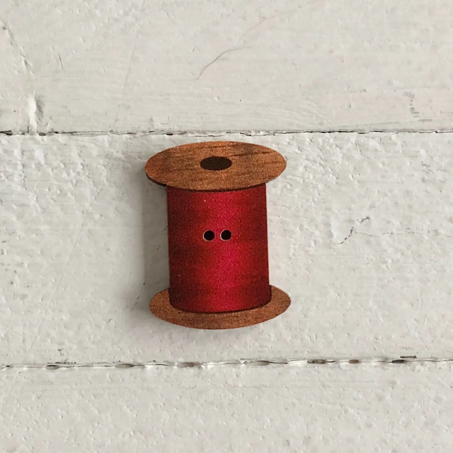 Atelier Bonheur du jour - Buttons - Spool of Thread - Red