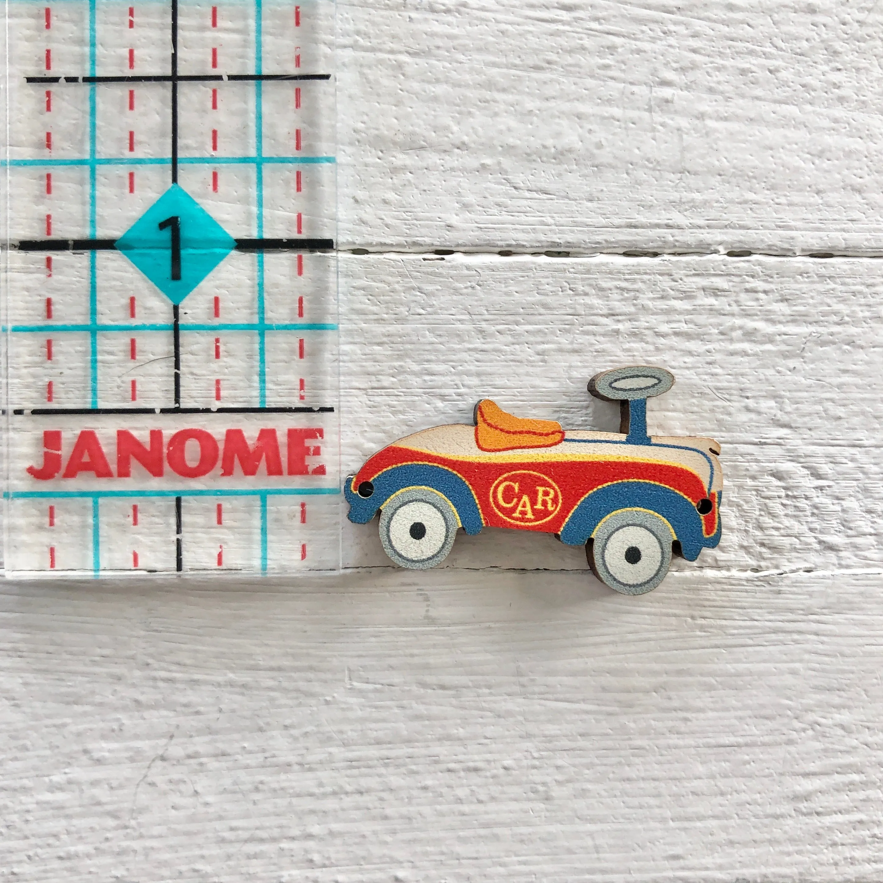 Atelier Bonheur du jour - Buttons - Toy Car