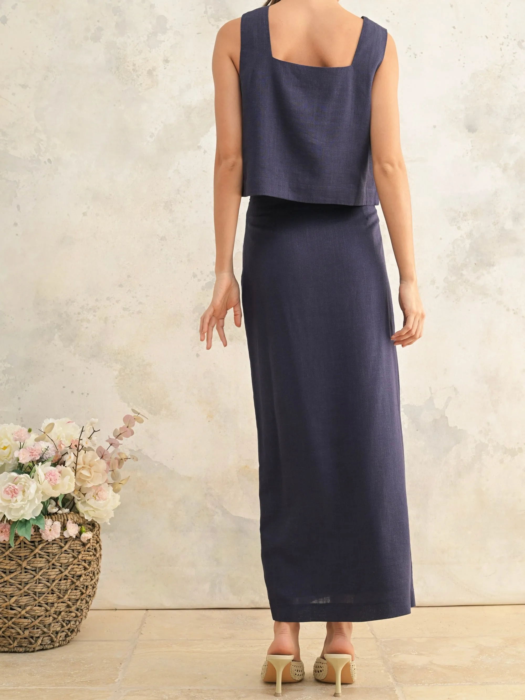Barbara Button Down Skirt