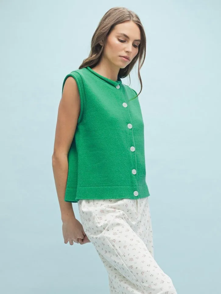 Bethany Button Vest