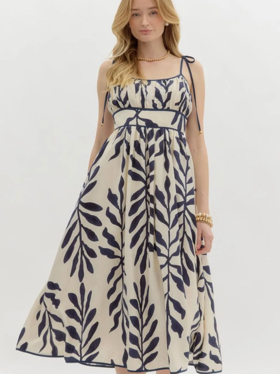 Botanical Midi Dress