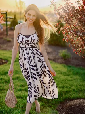 Botanical Midi Dress
