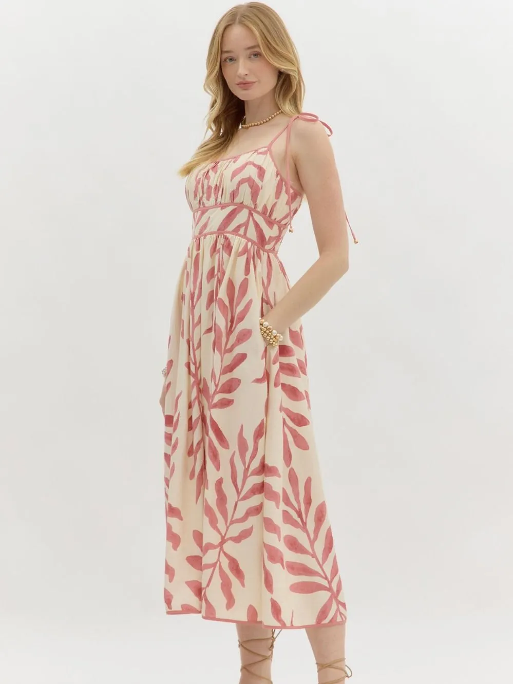Botanical Midi Dress