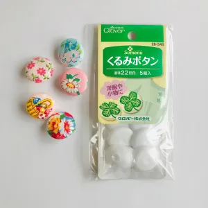 Button Cover Set - 22mm - Clover