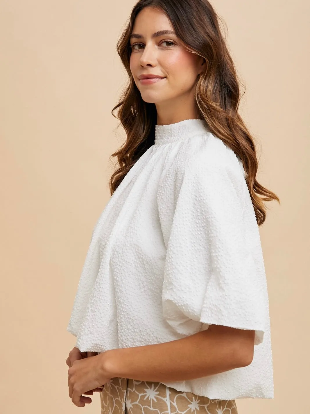 Cara Back Bow Balloon Top