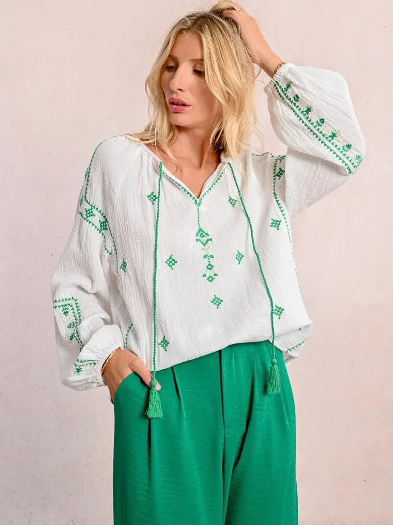 Carolina Woven Top