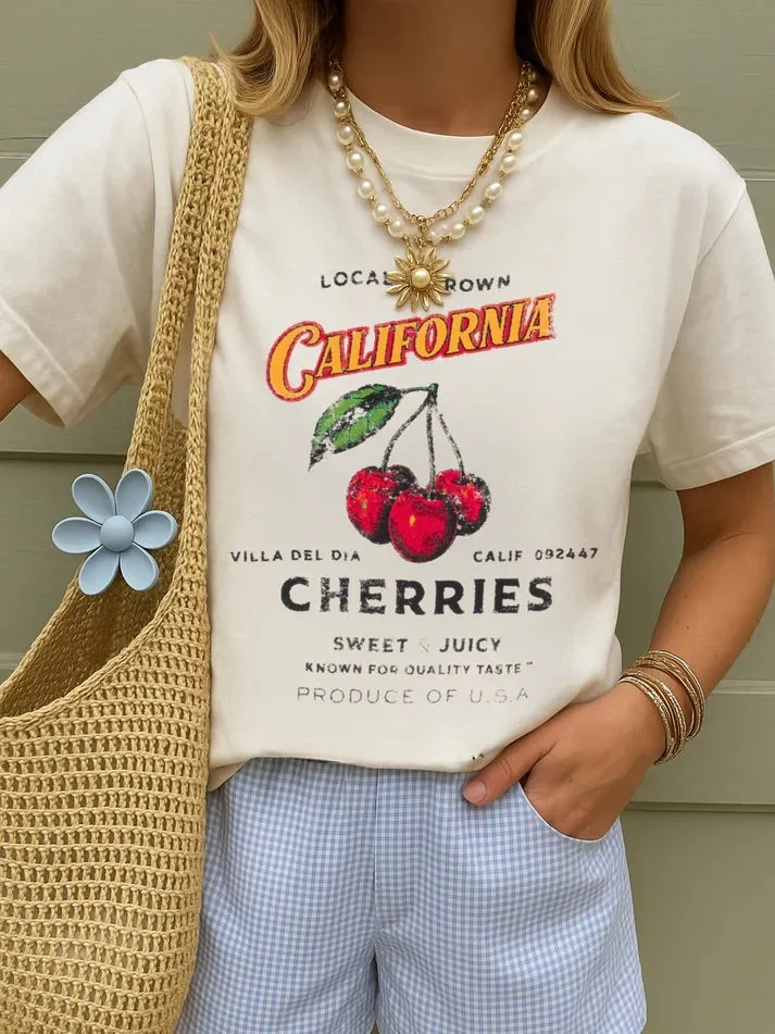 Cherry Everyday Tee