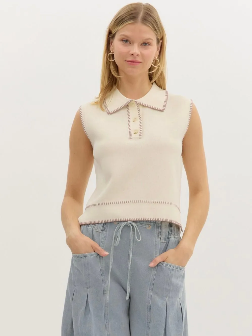 Chloe Sleeveless Sweater