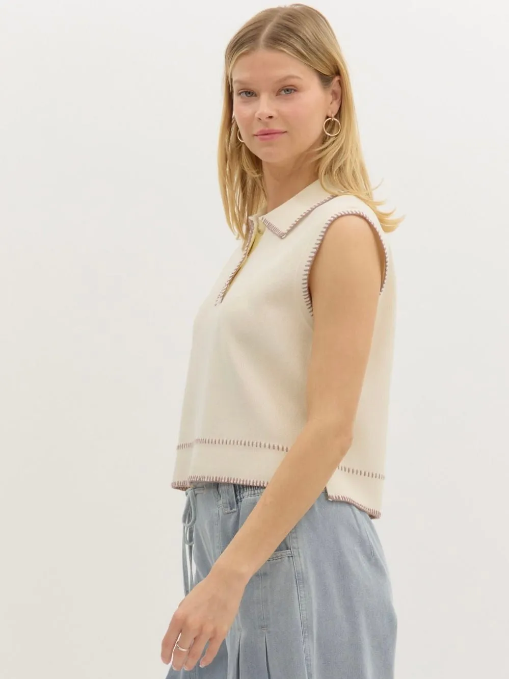 Chloe Sleeveless Sweater