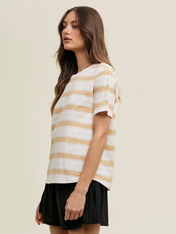 Citrus Striped Tee