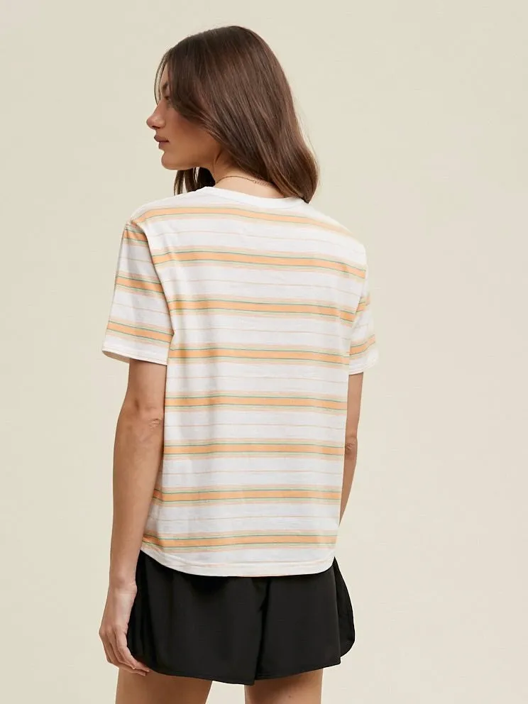 Citrus Striped Tee