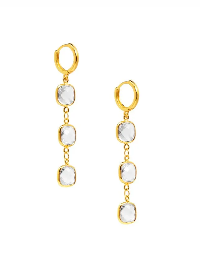 Crystal Chain Earring