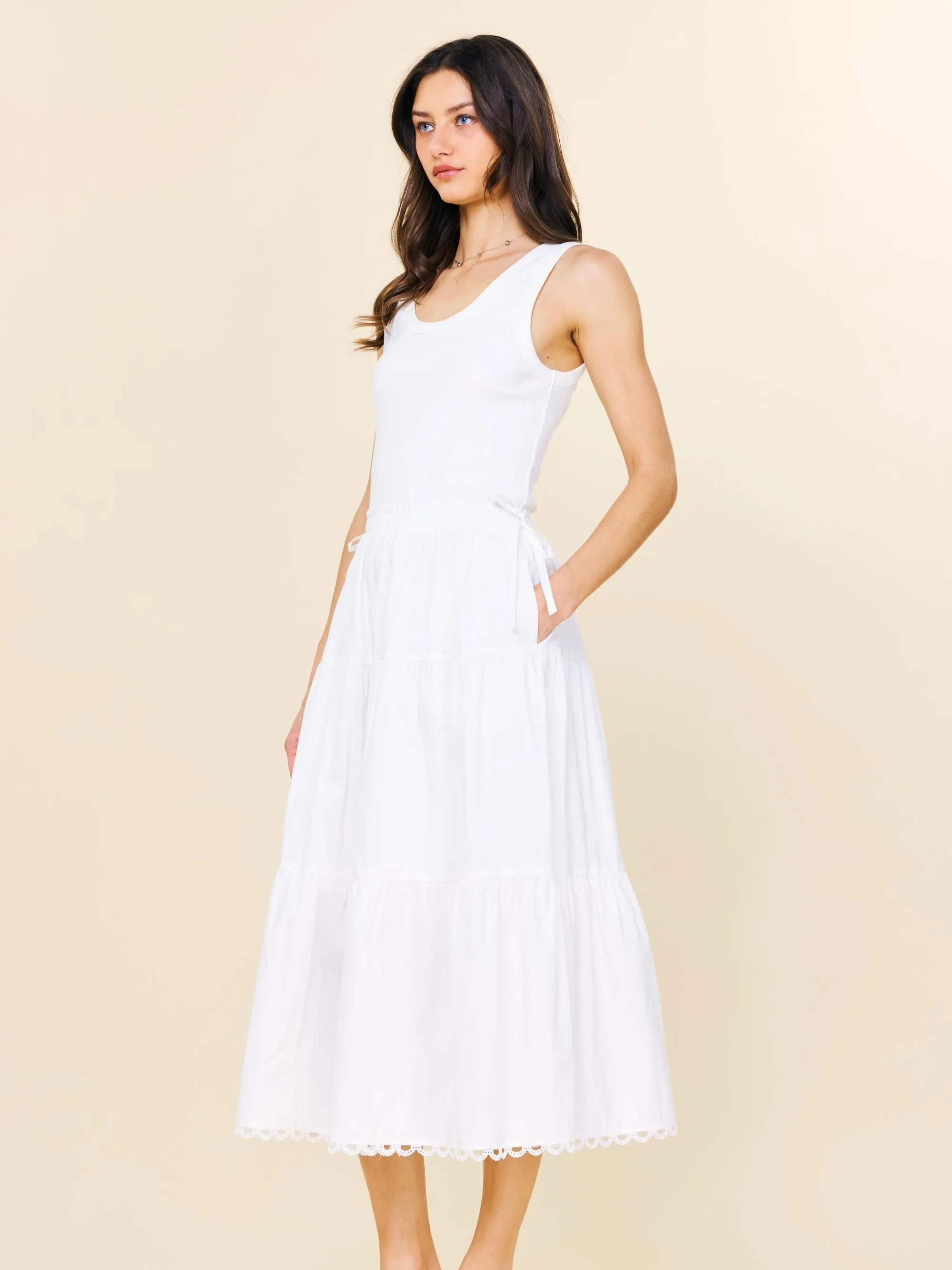 Dania Poplin Midi Dress