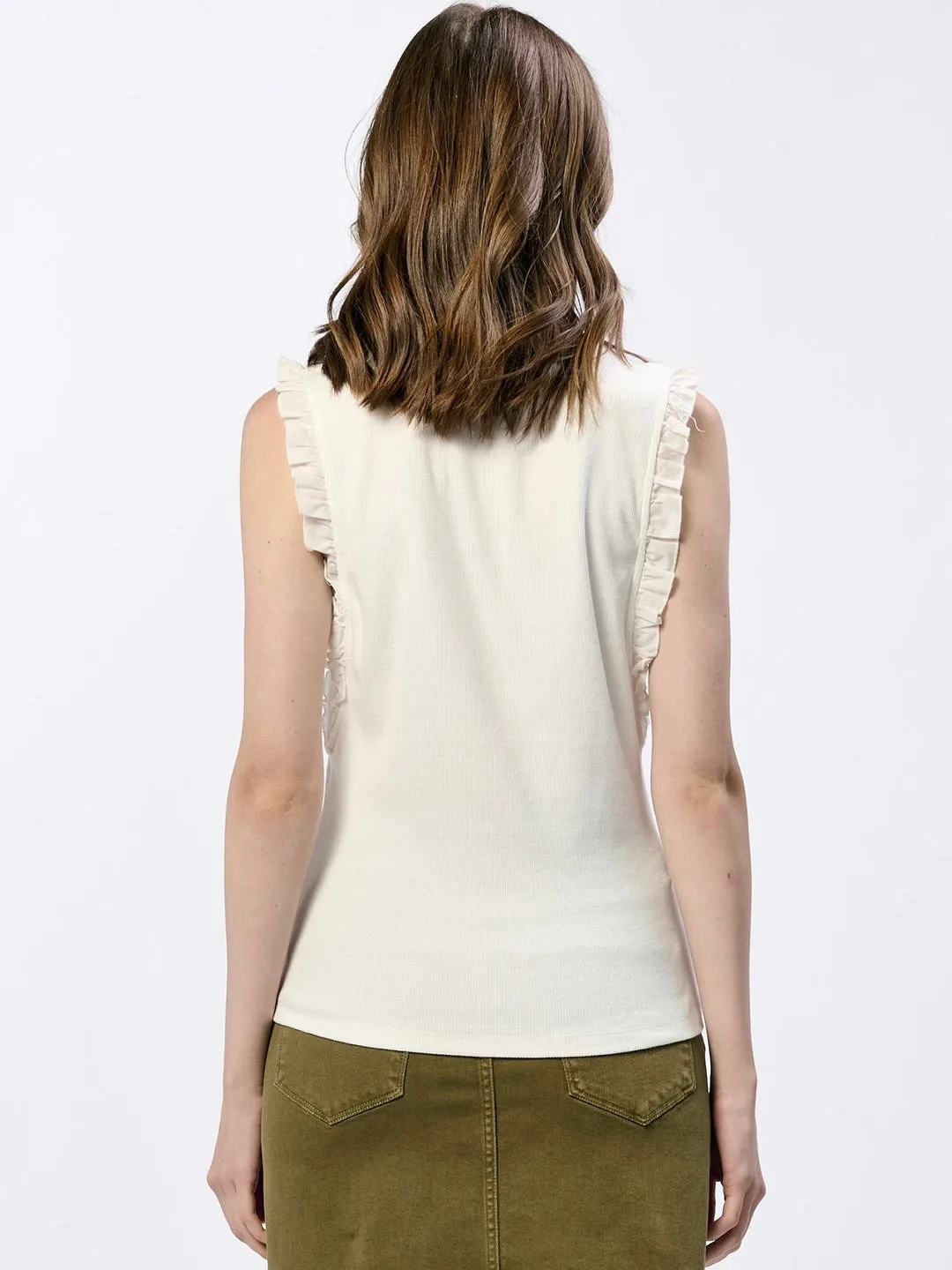 {Dear John Denim} Bridget Sweater Ruffle Top