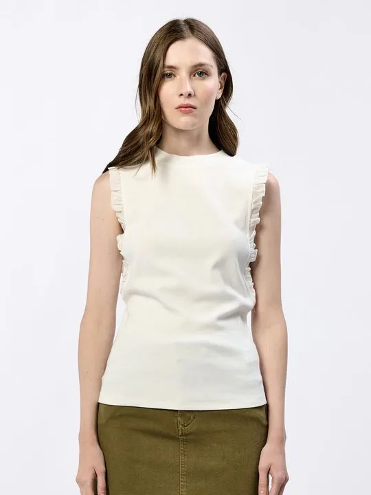 {Dear John Denim} Bridget Sweater Ruffle Top