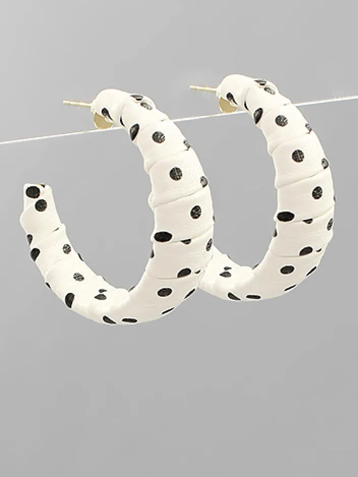 Dotty Wrapped Hoop