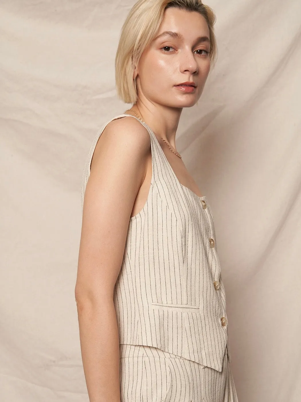 Ellen Striped Vest
