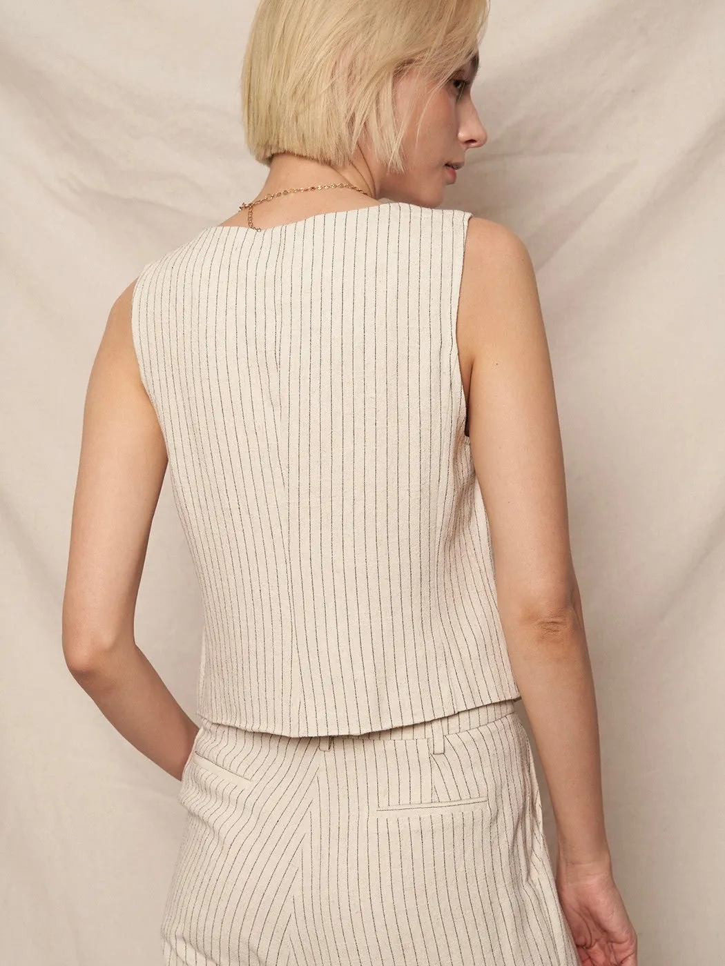 Ellen Striped Vest