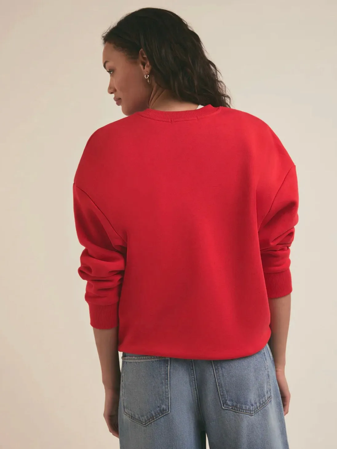 {Favorite Daughter} Collegiate Crewneck Sweatshirt