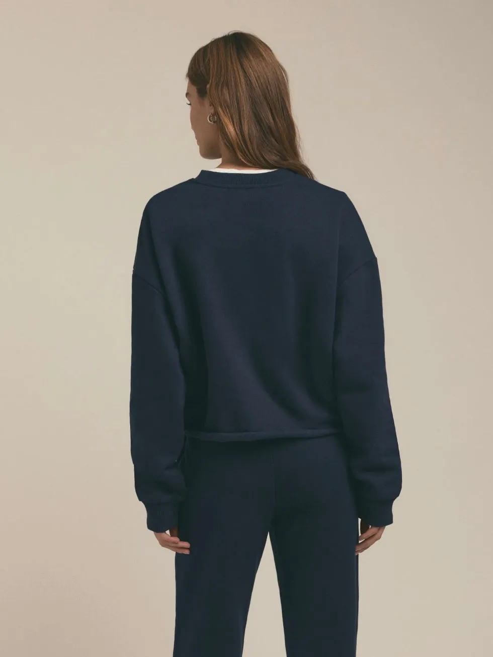 {Favorite Daughter} Cropped Collegiate Sweatshirt