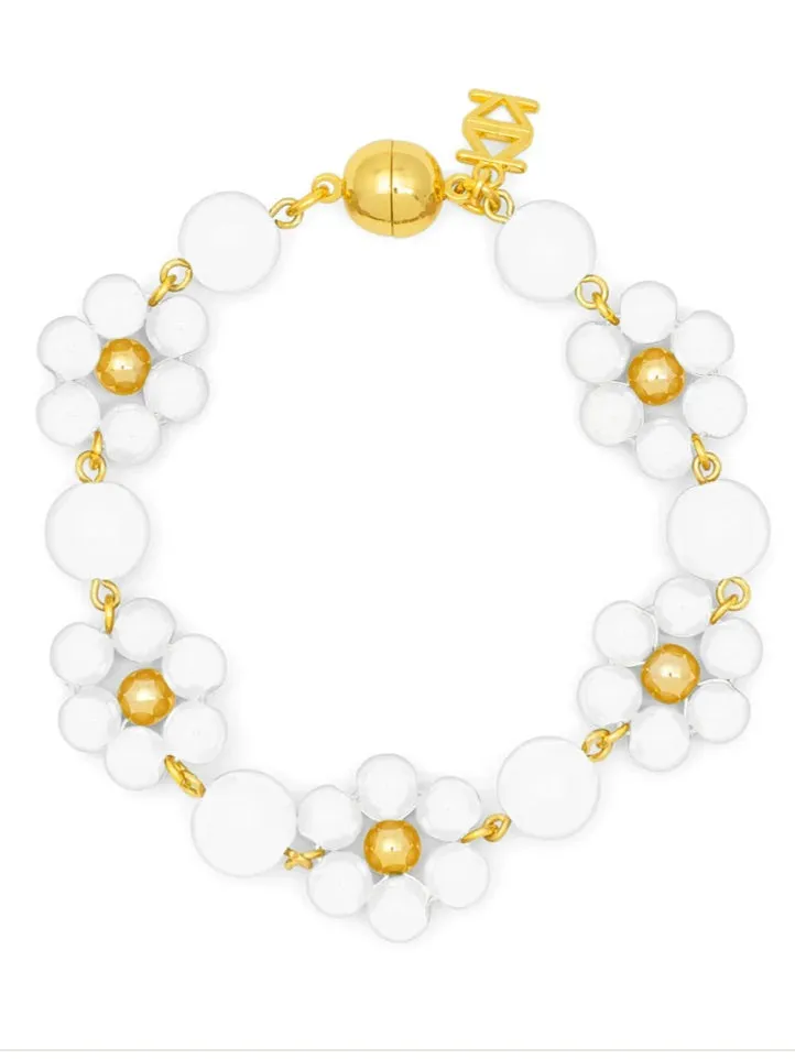 Glassbead Flower Bracelet