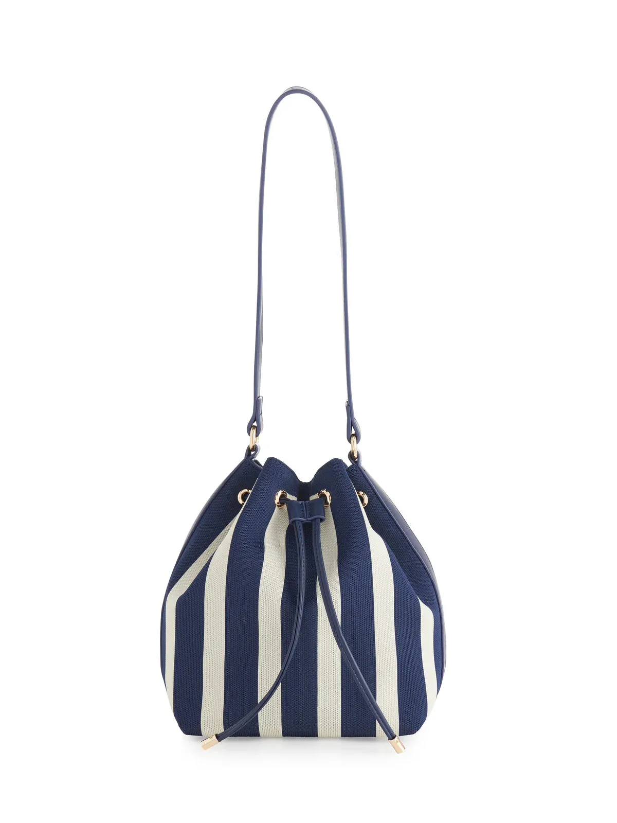 Isla Stripe Bucket Bag