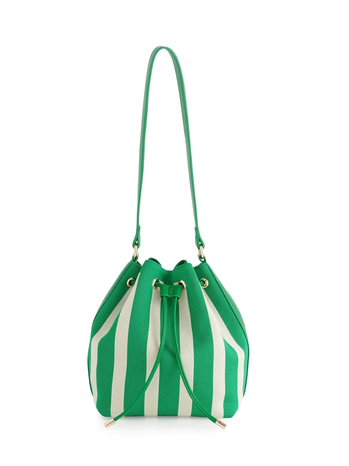 Isla Stripe Bucket Bag