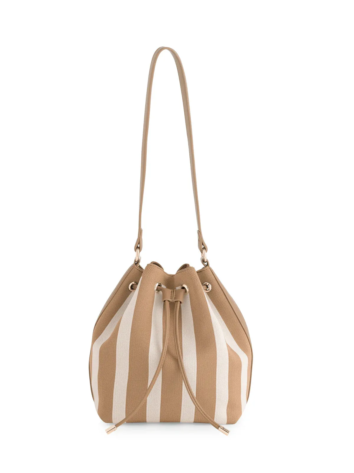 Isla Stripe Bucket Bag