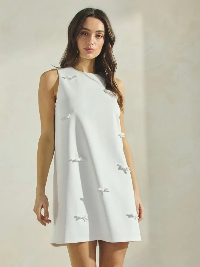 It's Bow Time Mini Dress