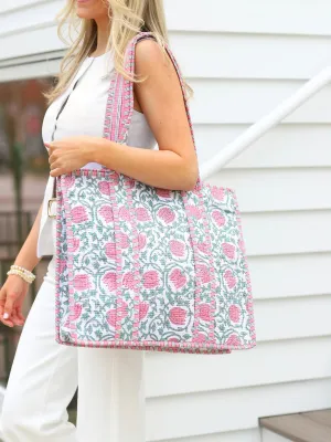 Jane Quilted Tote