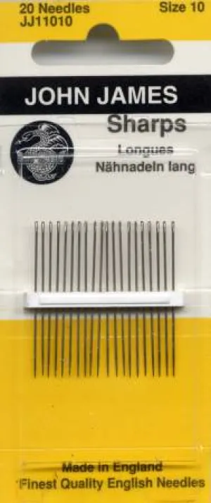 John James Sharps Size 10 - John James