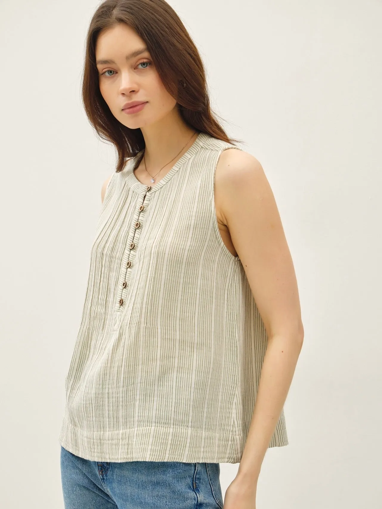 Jordyn Button Up Henley