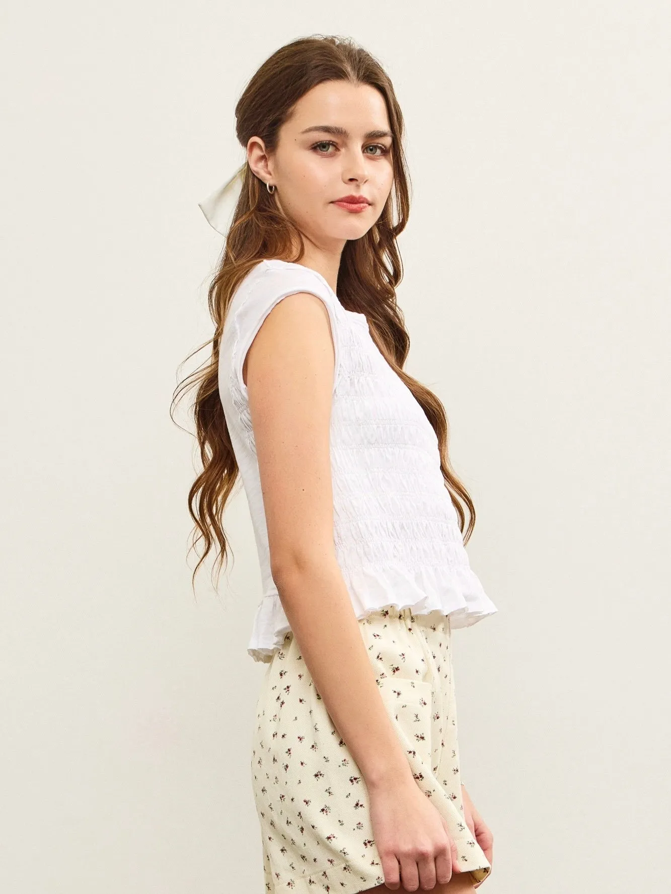 Josie Ruffle Hem Top