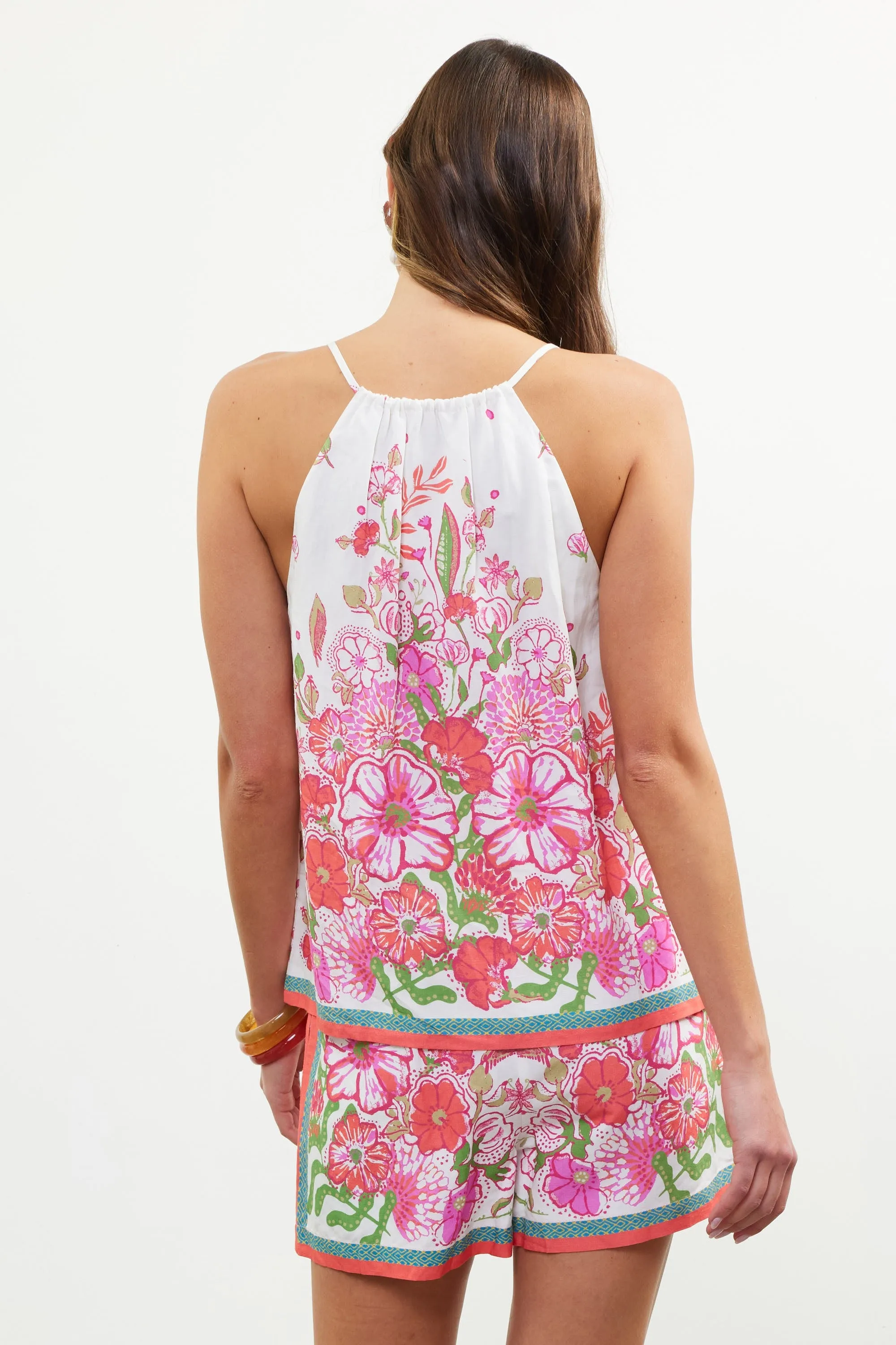 Kelly Border Print Top