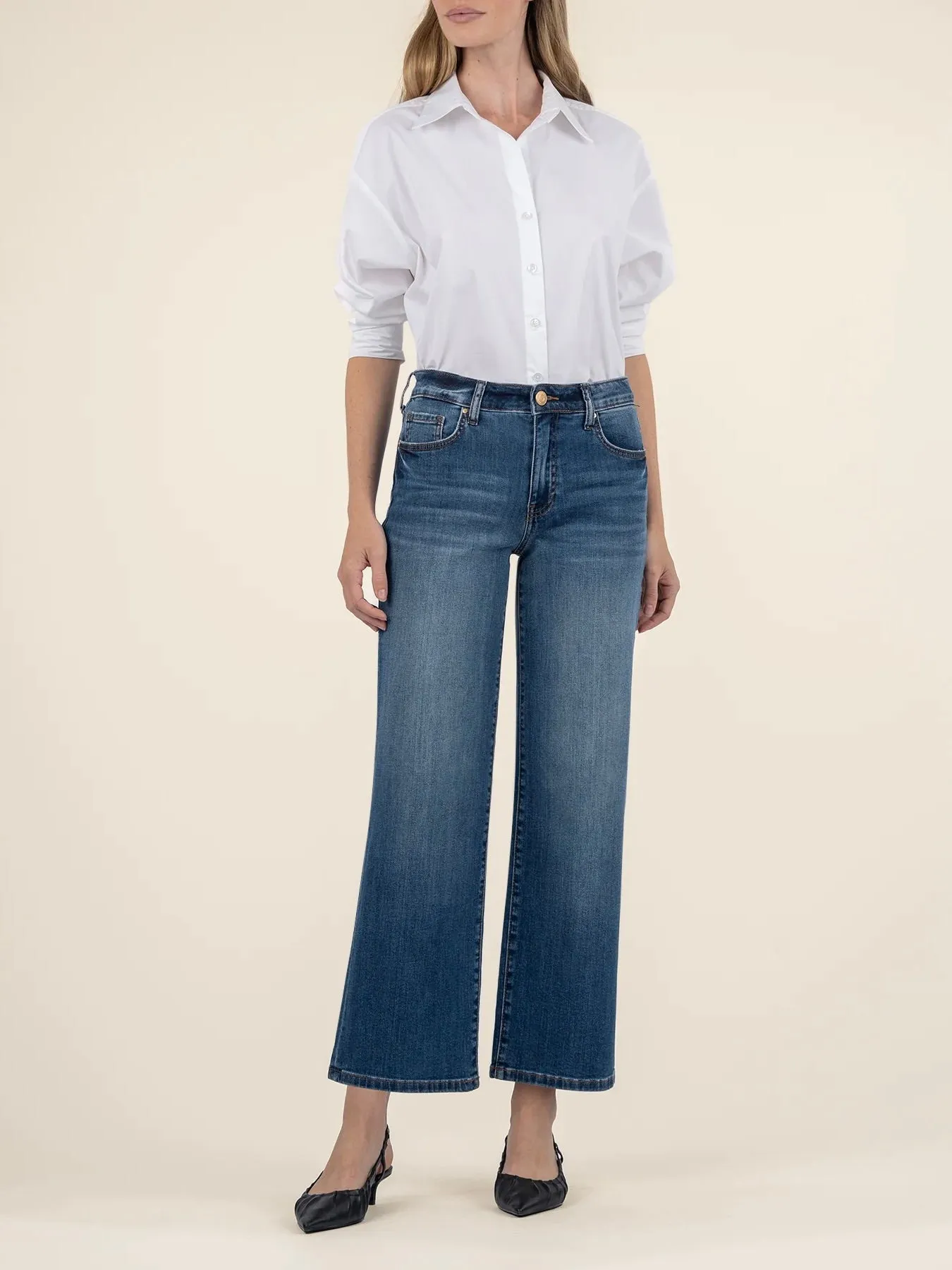 Kut Jeans : Charlotte High Rise Wide Leg