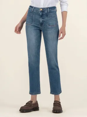 Kut Jeans : Elizabeth High Rise Straight Leg