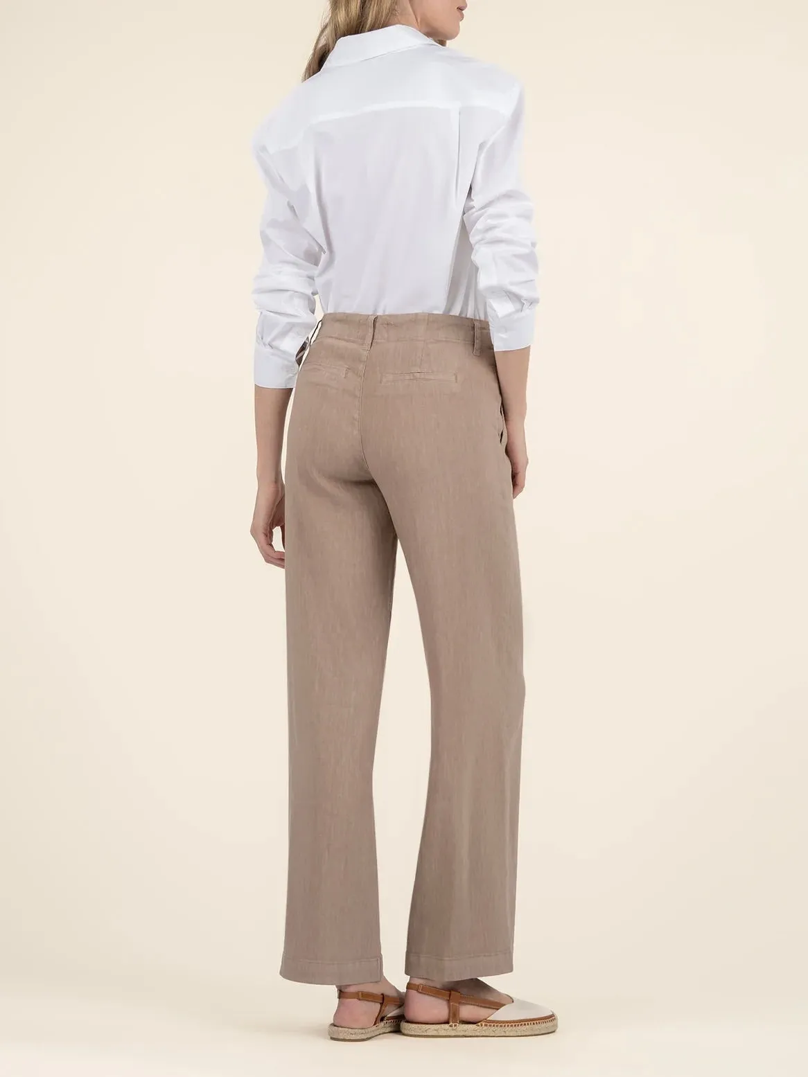 Kut Jeans : Meg Linen Wide Leg Pants