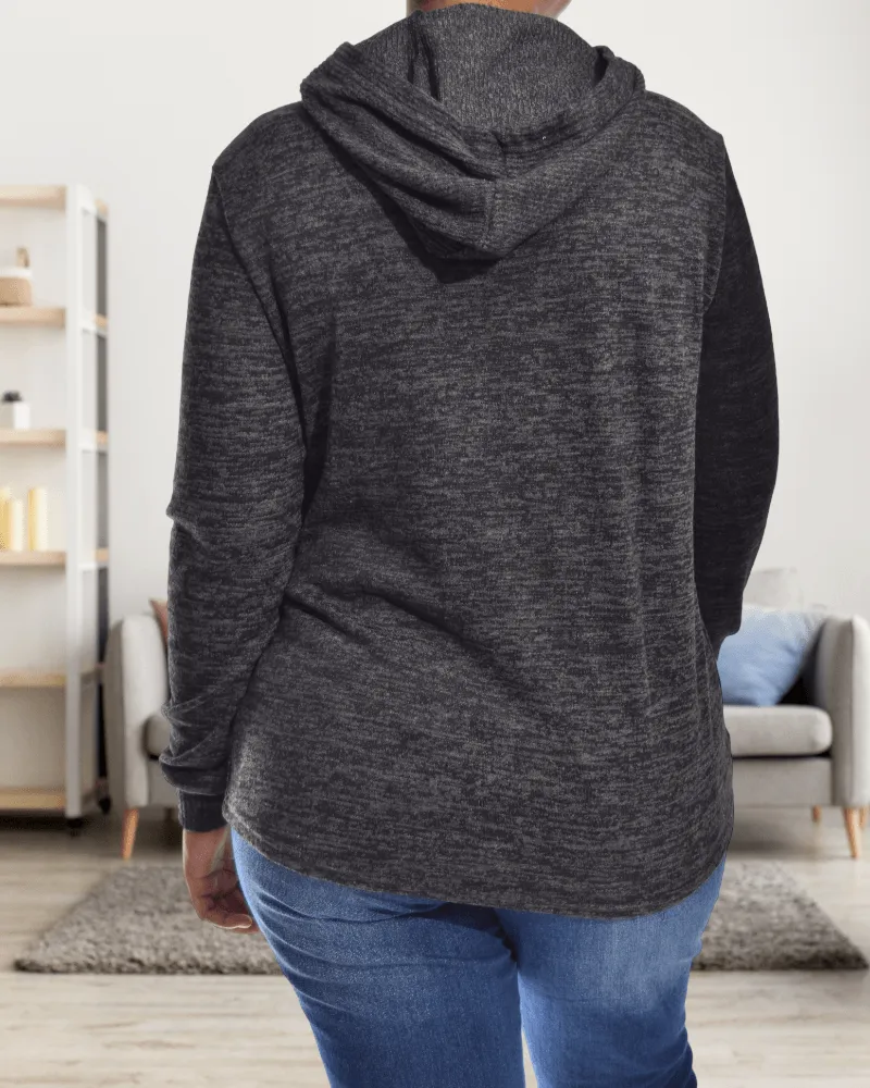 Ladies Charcoal Top