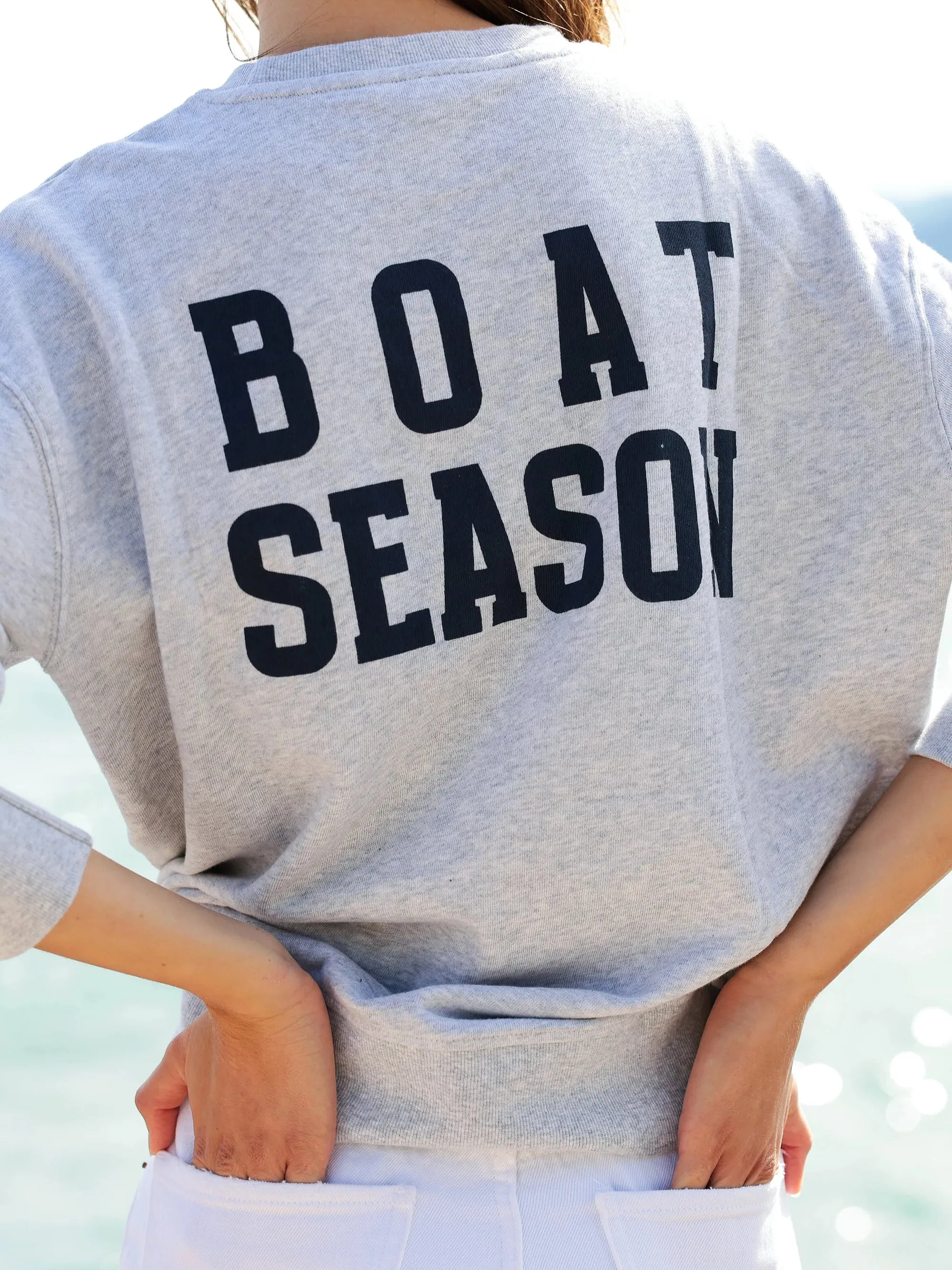 Lake Boat Season Sweatshirt