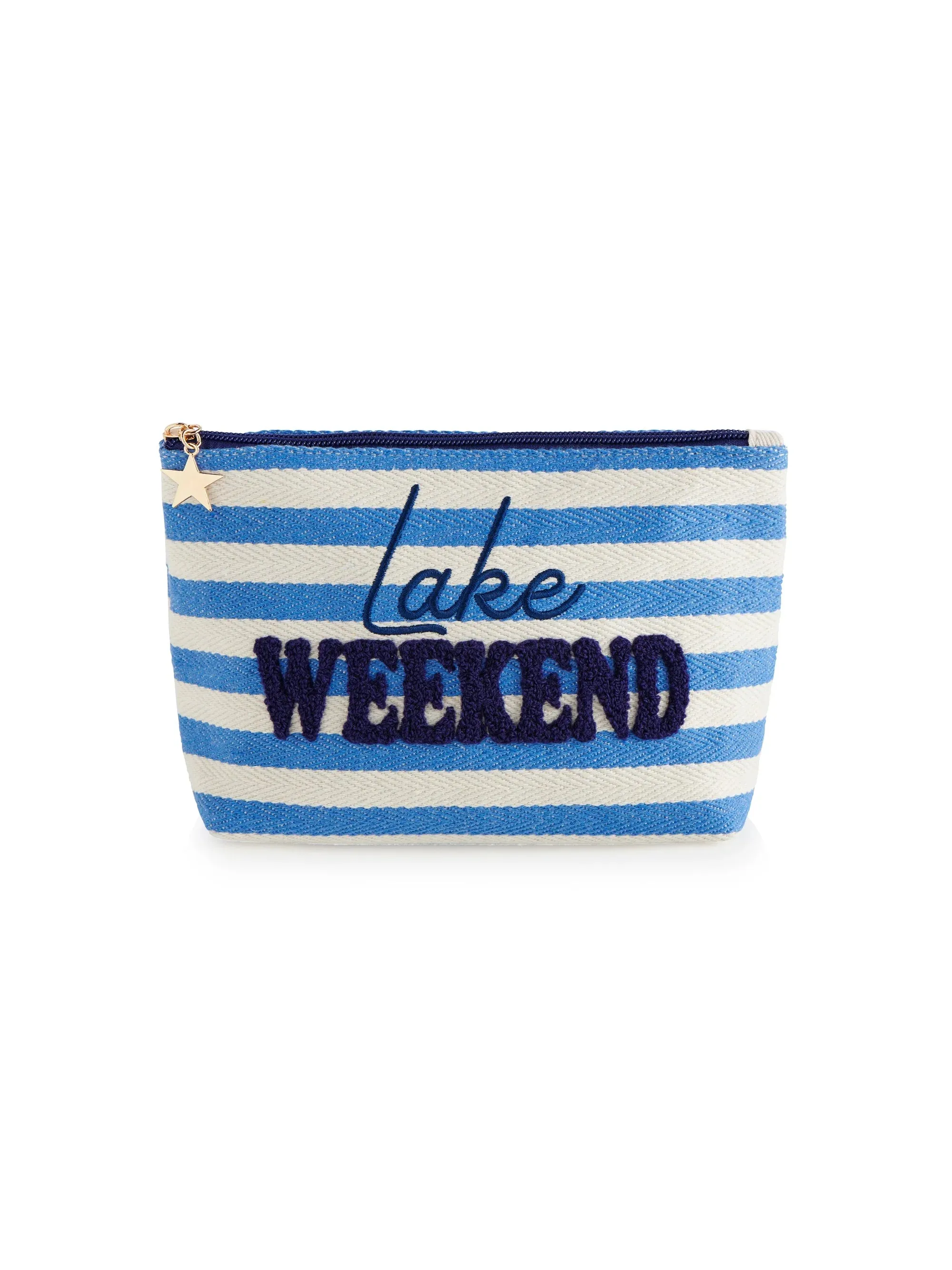 Lake Weekend Stripe Pouch