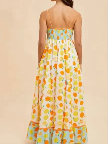 Lemon Maxi Dress